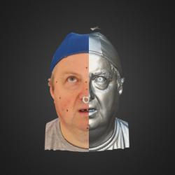 3D head scan of emotions and phonemes - Vaclav